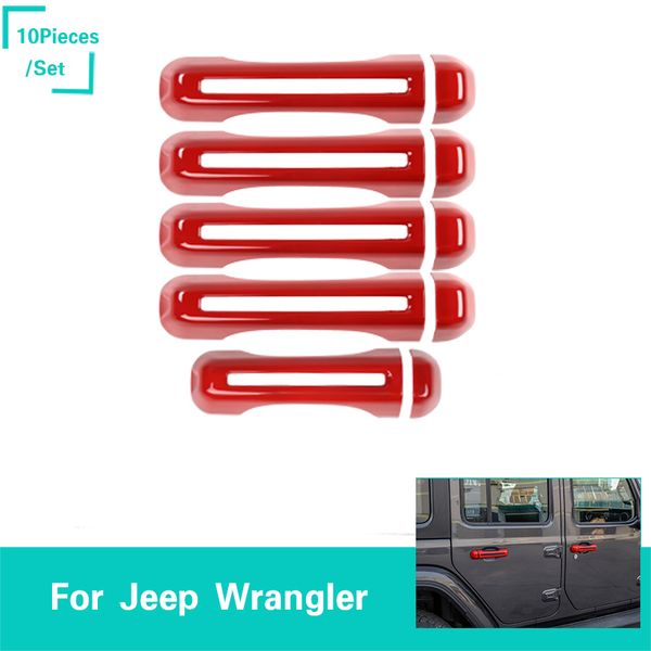 4 Doors Door Handle Car Door Tail Outside Door Shell For Jeep