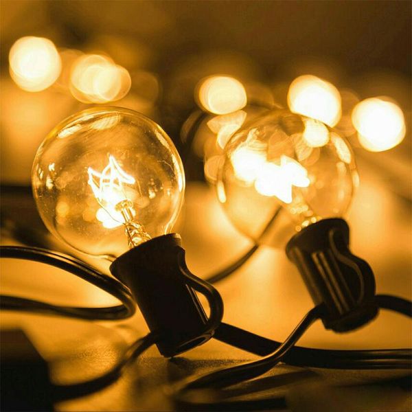 

holiday patio lights g40 globe party christmas string light, 10 led bulbs ,eu uk us plug decorative outdoor holiday lamps backyard garland