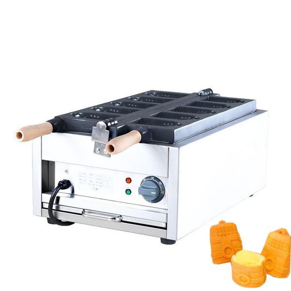 Qihang_top yüksek verimli ticari endüstriyel taiyaki waffle makineleri elektrikli çan şeklindeki gözleme taiyaki yapma makinesi fiyat