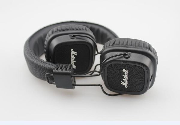 

refurbished marshall major ii 2 headphones with mic deep bass dj hi-fi headphone hifi headset professional for iphone x 8 plus note8 s9