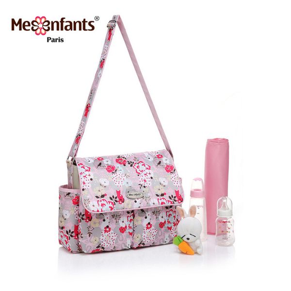

mesenfants 4 pcs/set baby nappy bags multifunction diaper bag mother maternity messenger bags hobos baby stroller bag