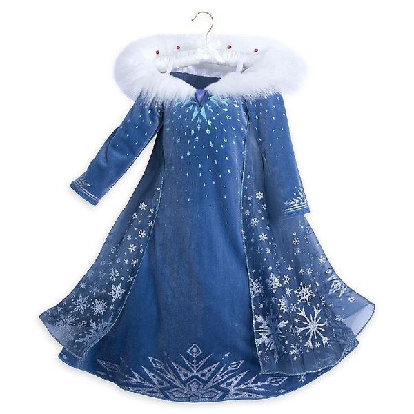 

baby girls dress winter children frozen princess dresses ball gown kids party costume halloween cosplay clothing 3-8t, Red;yellow