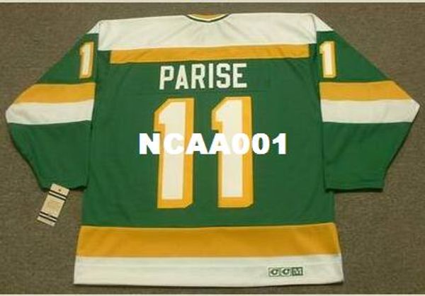 

men #11 j.p. parise minnesota north stars 1978 ccm vintage retro hockey jersey or custom any name or number retro jersey, Black;red