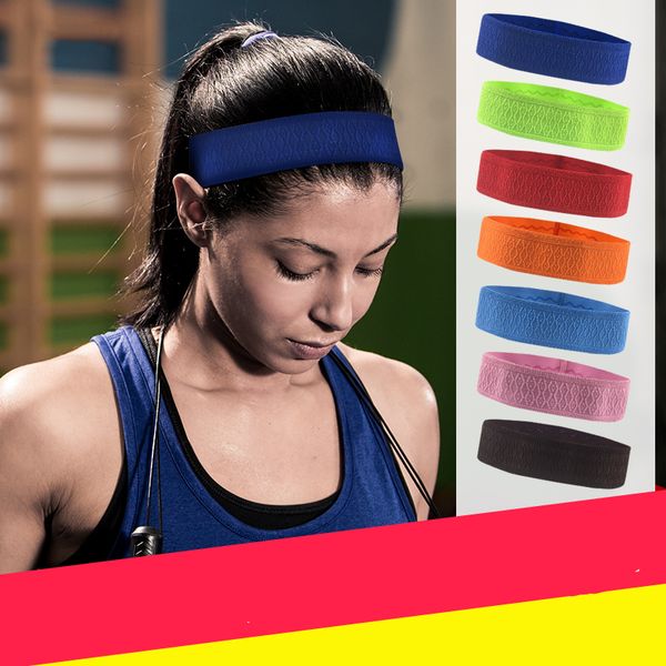

sport headband men women head sweat band run football tennis headscarf skid-elastic sweatband quick dry hair absorbing, Yellow;black