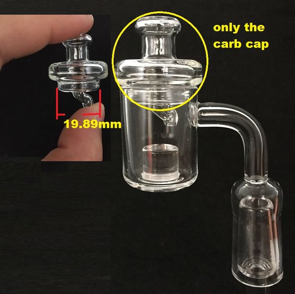 UFO Bubble Carb Cap runde Kugelkuppel für OD 25 mm XL Flat Top Quartz Thermal Banger Nails Opaque Bottom Gavel Nail Bongs Oil Rigs
