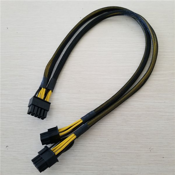 

Wholesale 100pcs/lot PSU 10Pin Male to PCI-E Graphics Video Display Card 8Pin & 6Pin Male Power Supply Cable for HP Server DL580 DL585 DL980