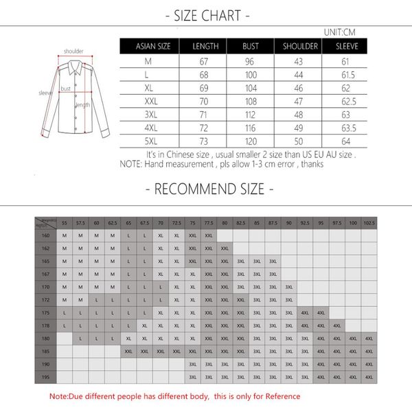 Alto Moda Mens Size Chart