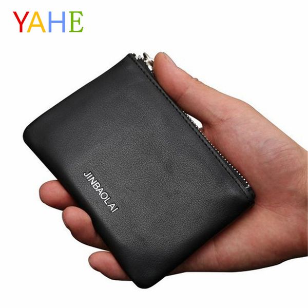 

yahe mini kids coin purses men genuine leather coin wallets slim zipper coins bgs women small clutch pouch for boy girl children, Red;black