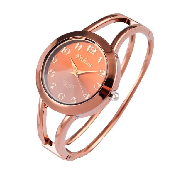 

fuhua golden luxury thin watch women fashion women high expose 2018 waterproof watches clock kol saati relogio masculino, Slivery;brown