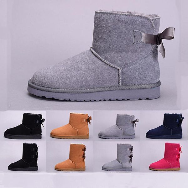 

Hot sale Australia Classic WGG women winter boots chestnut black grey pink designer womens snow boots ankle knee boot size 5-10 on sale