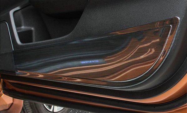 

4pcs black door anti-kick board refit cover trim for honda civic 10th 2016-2018