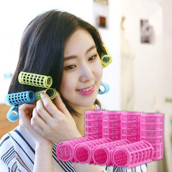 

30mm hair curler roll roller twist hair care styling stick diy tools harmless safe plastic for lady girls female comfortable large