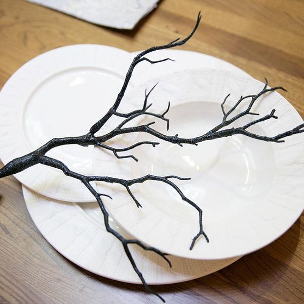 

artificial plant tree branches simulation foliage small twigs fake natural dry pvc manzanita dried ramet for wedding decorations 4zg zz