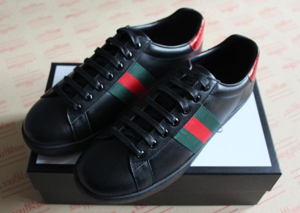 

Ace neaker with bee and tar luxury brand de igner men women ca ual hoe fa hion genuine leather lace up trainer