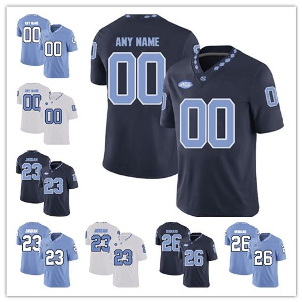 

Men's North Carolina NCAA Custom 92 Williams 50 Weiner Jersey any name any number Stitched College football jerseys free shipping