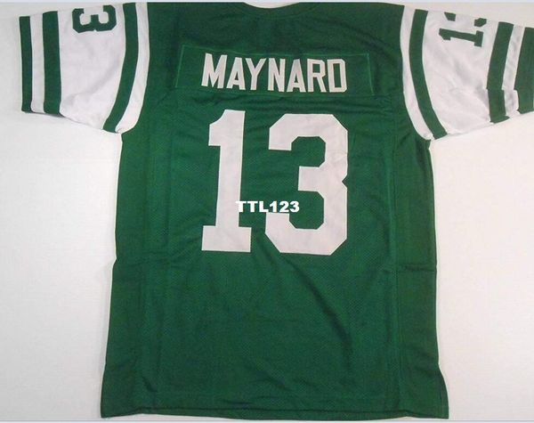 

men don maynard #13 sewn stitched retro jersey full embroidery jersey size s-4xl or custom any name or number jersey, Black;red