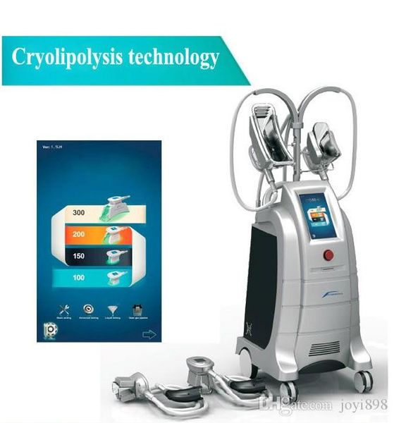 

2018 4 handles cryotherapy cryolipolysis machine cryo body sculpting fat ing cryotherapy machine price for salon use
