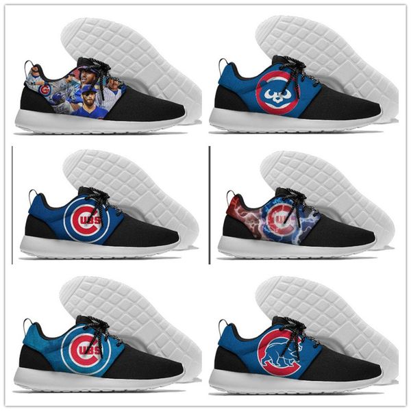 

2018 Men and women Cubs 6 Colors Outdoor Shoes Lightweight Running shoes Casual Baseball Shoes Hot Seller Top Quality Free Shipping
