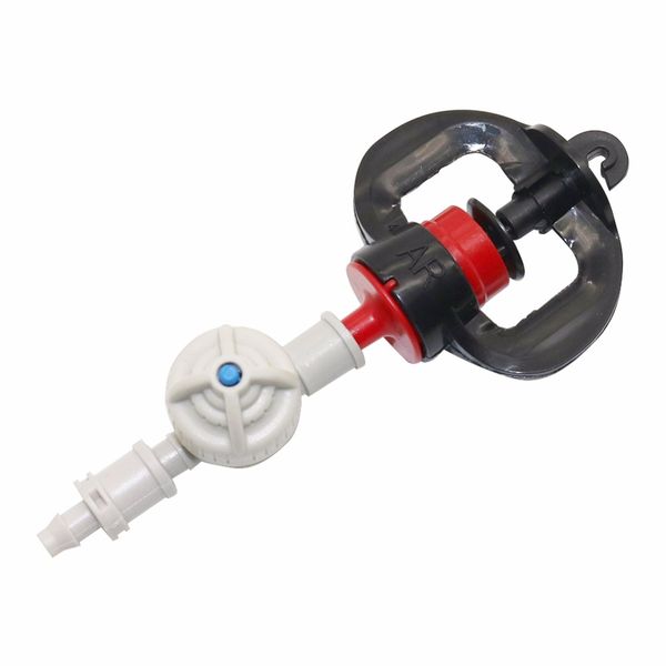 

20pcs atomized rotary micro-nozzle with anti-drip spherical connections and barbed 4/7mm hose mist nozzles connector garden tool