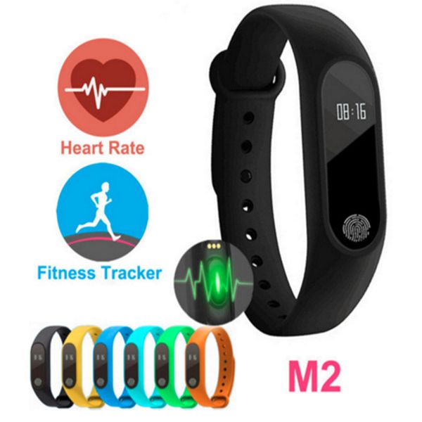 

M2 Heart Rate Smart Браслеты Band Умный браслет Bluetooth 4.0 Smartband Фитнес MI2 Miband Браслет 2 с OLED-дисп