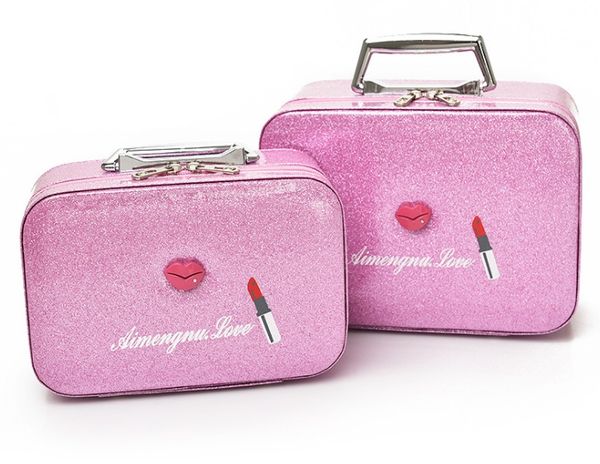 

2018 new fashion cosmetic bag cosmetic case leather ladies cosmetics bag portable waterproof storage travel bag
