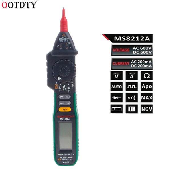

pen-type digital multimeter ms8212a pen type digital ammeter multitester with logic and non-contact voltage test