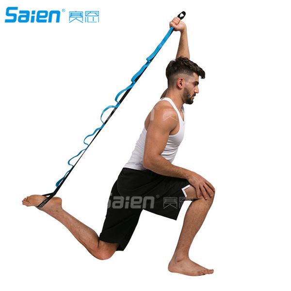 

yoga stretching strap with loops + door flexibility & leg stretcher, for dance,cheer, gymnastics, ballet, physical therapy, pila