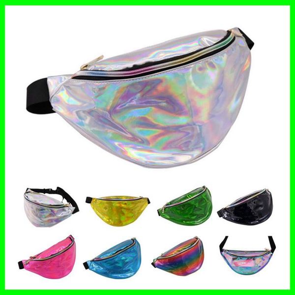 

outdoor sports waist bag shinning bling glitter purses for phones mobiles zip storage messenger bags mermaid shoulder bags