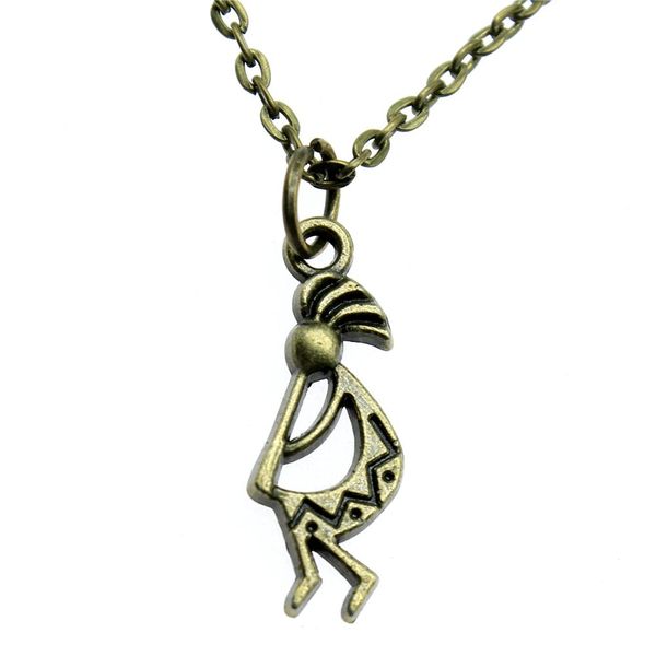 

wysiwyg 5 pieces metal chain necklaces pendants vintage necklace handmade tribal shamans 24x9mm n2-a12677, Silver