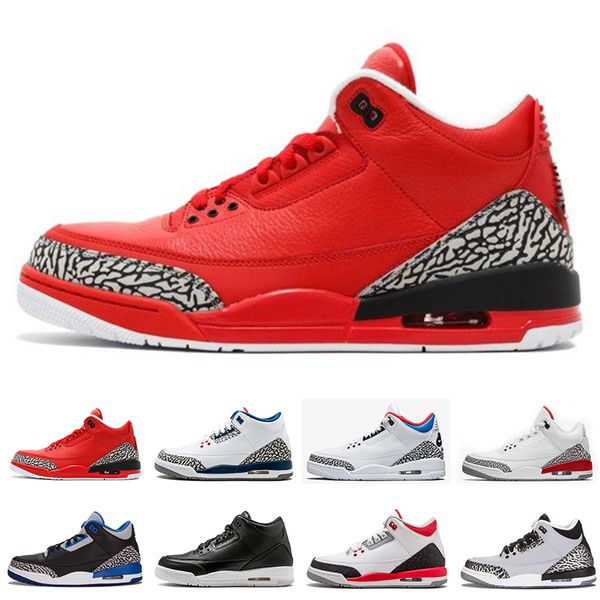 

2018 basketball III white black cement infrared 23 basketball shoes sneakers for men designer III GS wolf grey Advanced Quality Version