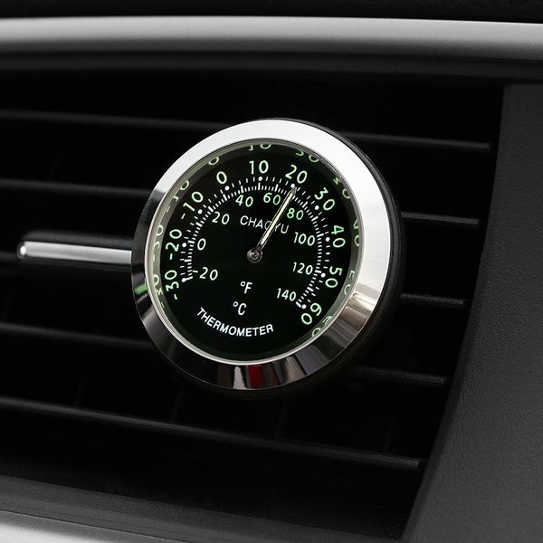 

car ornament automotive decoration thermometer air vents outlet clip charms fashion automobiles interior decor accessories gift
