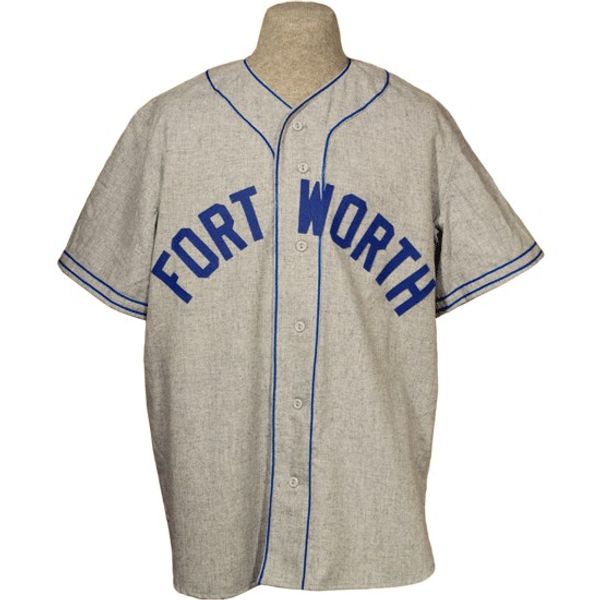 

Fort Worth Cats 1946 Road Jersey 100% Stitched Embroidery Logos Vintage Baseball Jerseys Custom Any Name Any Number Free Shipping