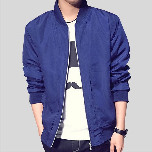 

men jacket new arrivals autumn fashion long sleeve jackets men's slim fit casual jaqueta masculina polyester jackets drop shipping, Black;brown