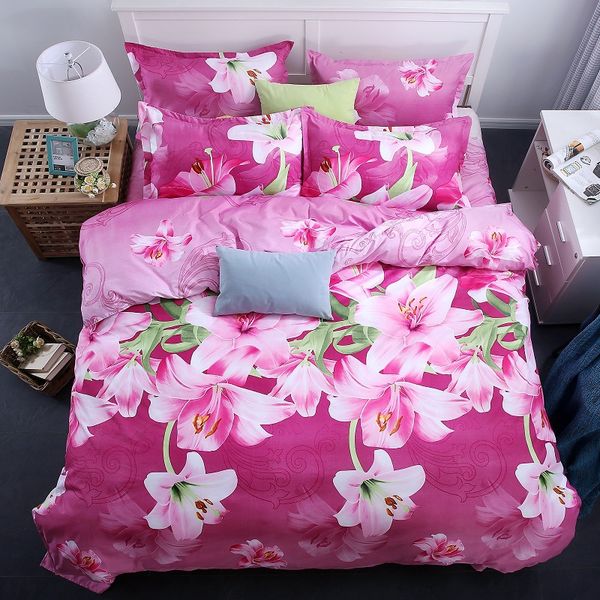 

bedclothes 3d bedding set bedcover twin  coon bed sheet linen cover sets 4pc bedding set