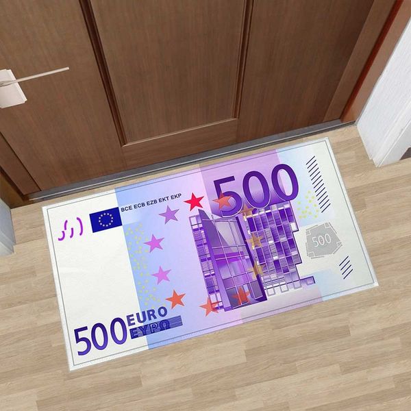 

custom made euro money welcome doormats carpets for living room bathroom kitchen mat anti-slip soft floor mats rugs alfombra