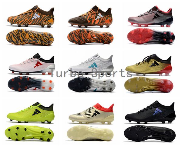 

2018 x 17.1 fg/ag soccer cleats for men football shoes authentic messi outdoor tpu boots turf futsal wholesale