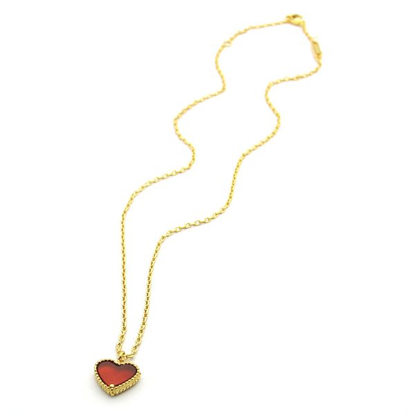 

new 316l titanium steel 18k rose gold plated necklace silver necklace pendant for women lovers gifts