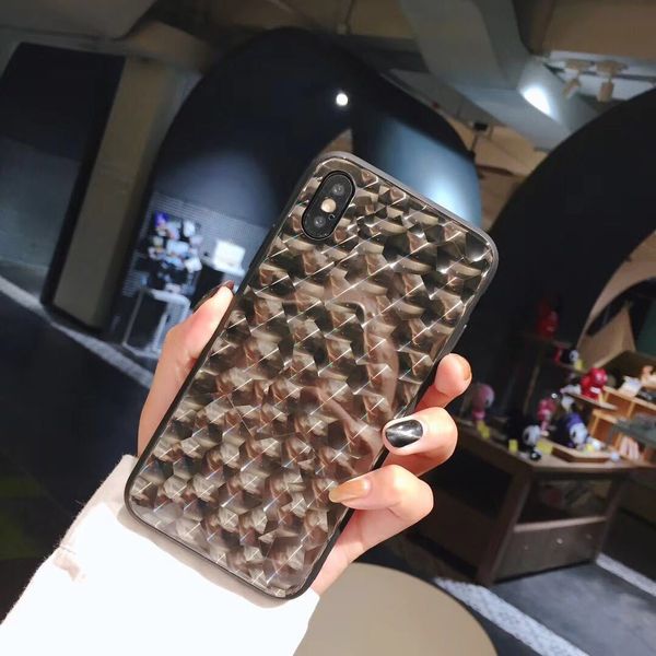

new arrival luxury for iphone x case tempered glass mobile phone shell for iphone x case 5d water cube phone case
