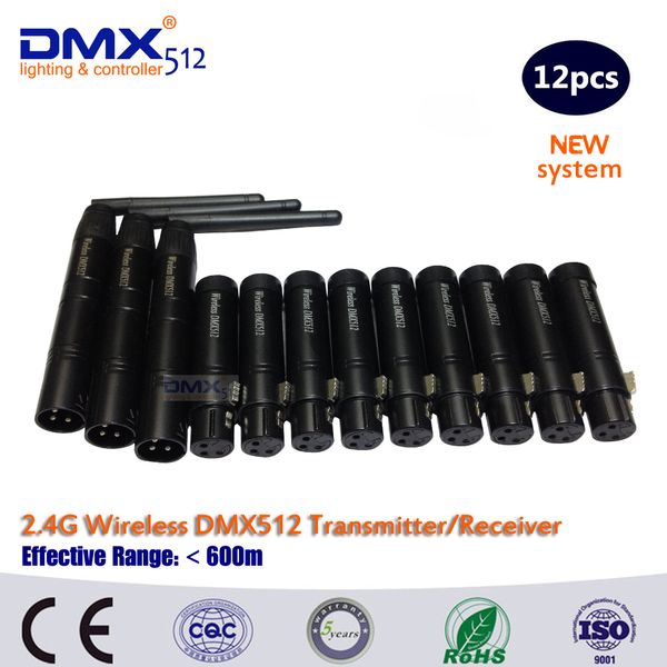

DHL Бесплатная доставка Wirless LED DMX контроллер беспроводной dmx 512