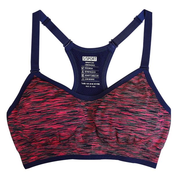 

bras fro women spandex padded wire shake proof underwear push up seamless bras new wire free, Red;black