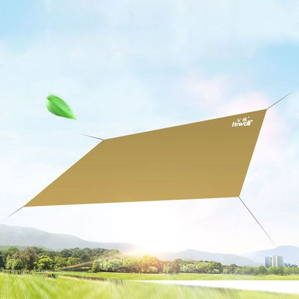 

180x145cm outdoor thickening oxford simple tent camping tarp sun shelter, camping picnic mat tarpaulin waterproof cover