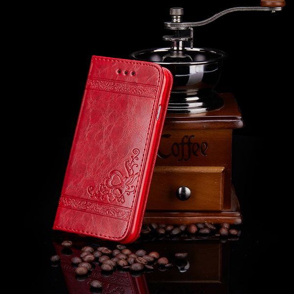 

for luxury iphone case retro embossed flower wallet case phone bag case cover for samsung galaxy s6 s7 edge