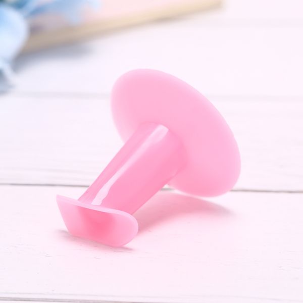 

1pcs soft nail art finger support stand rest holder for gel polish 3d flower painting drawing coating salon accessories, Silver