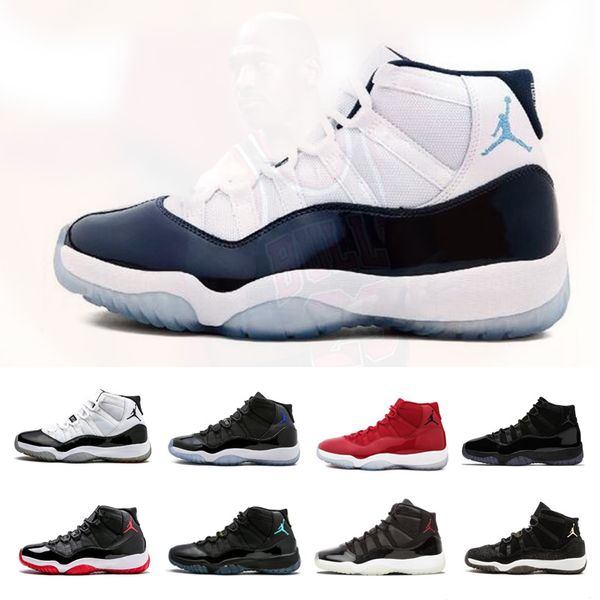 

Hot Sale 11s 11 Basketball Shoes Men Women Gym Red Midnight Navy Metallic Gold Barons Sneakers men Georgetown Bred Concord sports shoe