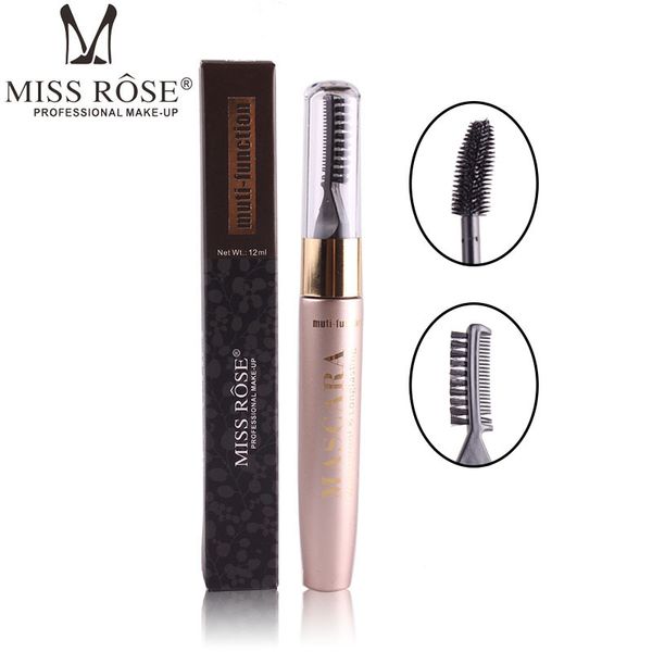 weibliche Modemarke Miss Rose wasserdichte Multifunktions-Mascara natürliche Locken-Locken-Mascara