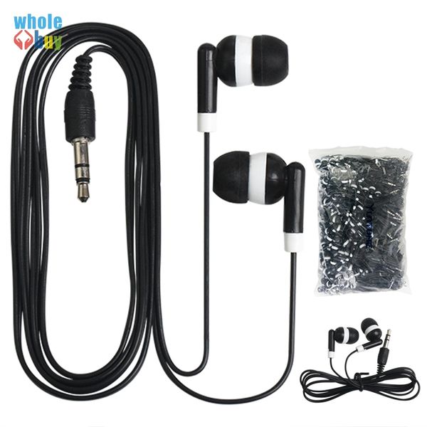 Mais barato New In-ear Fones De Ouvido 3.5mm Earbud Earpod Para MP3 Mp4 telefone Móvel para o presente Preço de Fábrica 500 pçs / lote