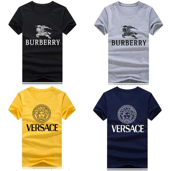 

wholesale bb luxury men women t shirts logo plus size brand cotton summer vogue tshirt female male o neck tee men shirts s-5xl, White;black