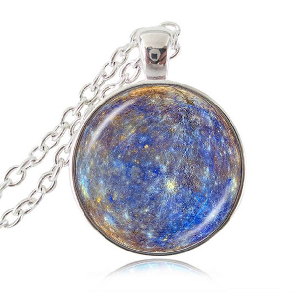 Acheter 8 Planète Du Système Solaire Collier Espace Pendentif Univers Bijoux Astronomie Pull Collier Mercure Vénus Terre Mars Jupiter Saturn Collier