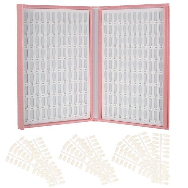 

professional 216/120 color nail gel polish display chart with tip salon nail polish color card chart art display tool, Silver