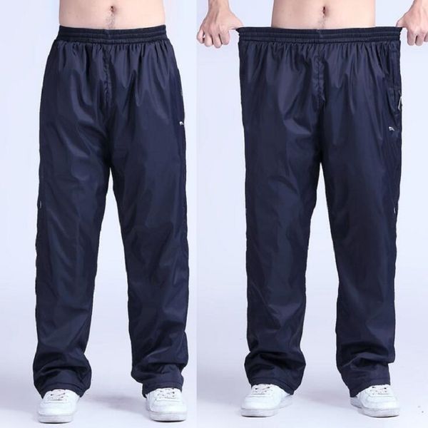 

sweatpants outside joggers men's exercise pants quickly dry sportswear elastic waist active pants for men trousers plus size 6xl, Black